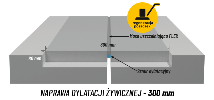 Dylatacja żywiczna 300mm